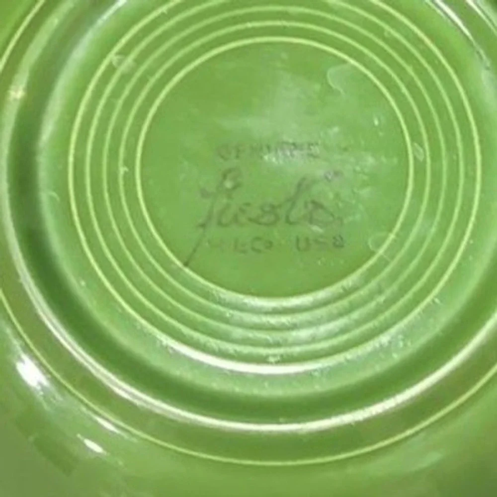 Fiestaware Forest Green Vegetable‎ Salad Bowl, Fiesta Serving Ware, Replacement